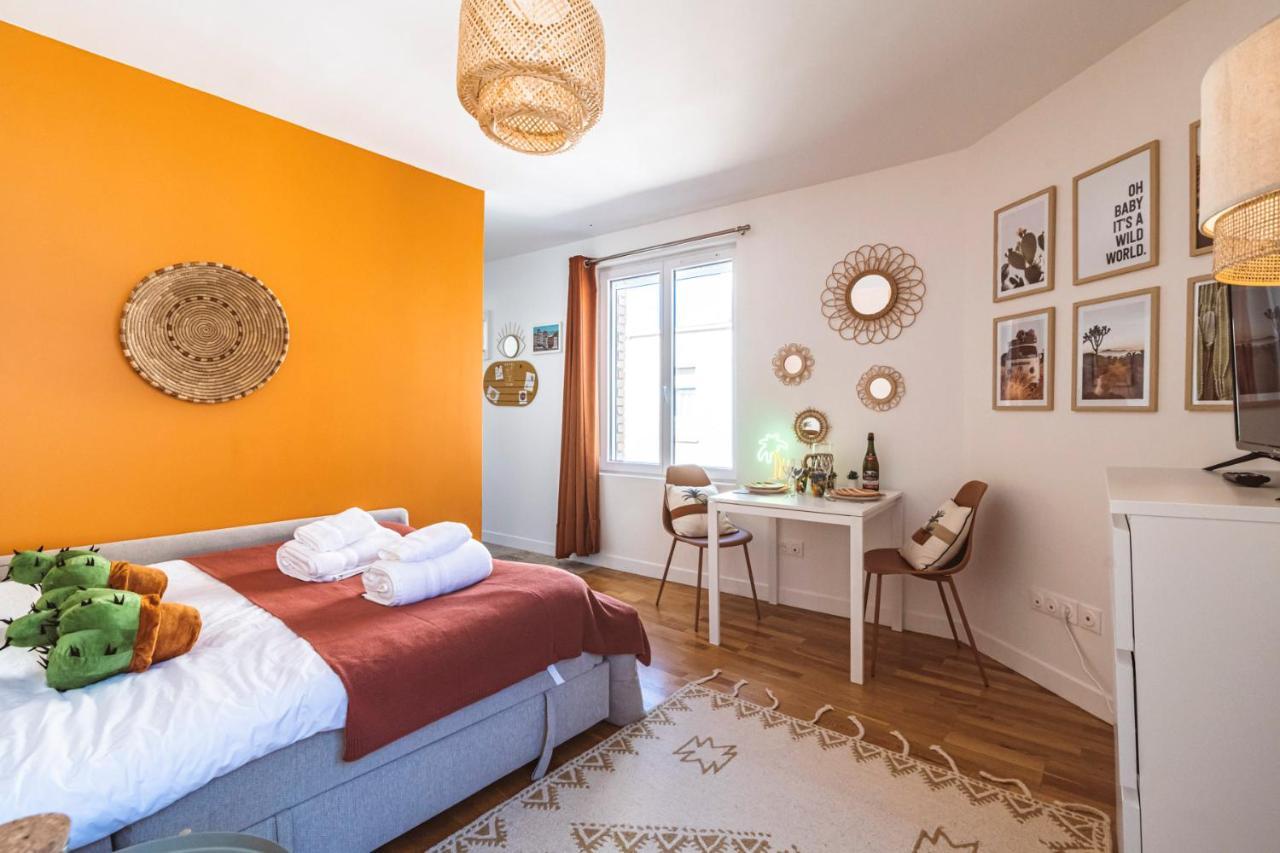 Explorereims - California Dream Studio Proche Gare/Centre ภายนอก รูปภาพ