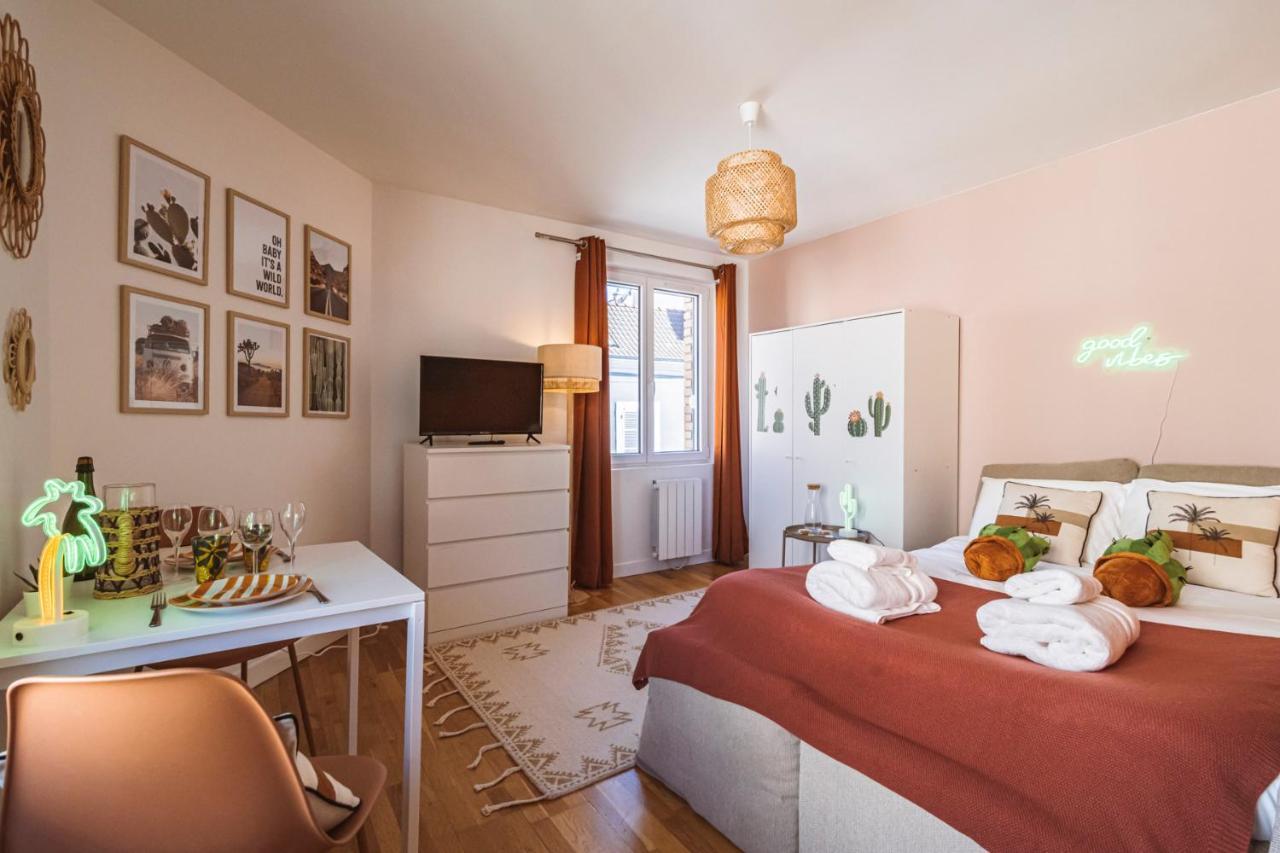 Explorereims - California Dream Studio Proche Gare/Centre ภายนอก รูปภาพ